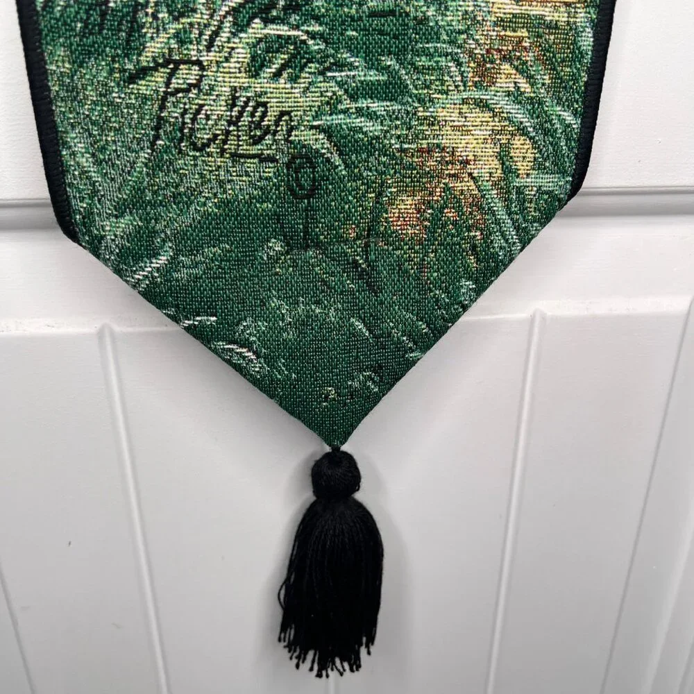 Tapestry Bell Pull Horses in Pasture Wall Hanging Linda Picken Equestrian 44”